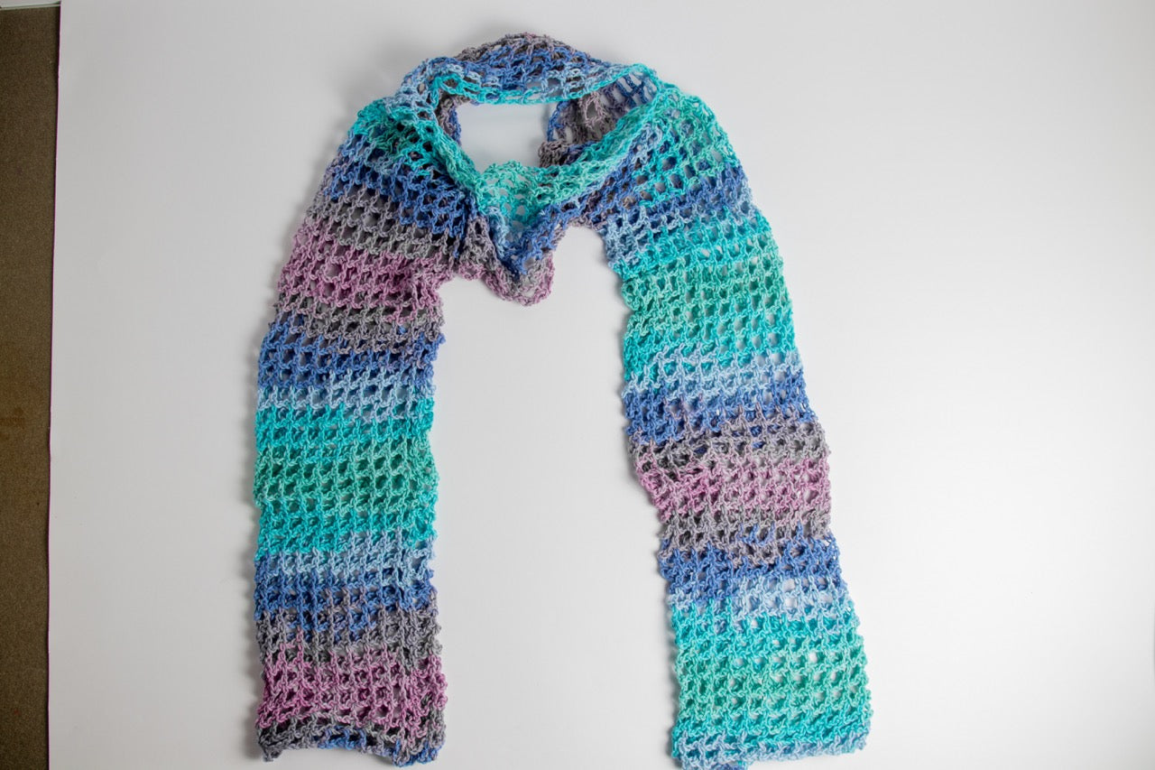 Purple crochet top